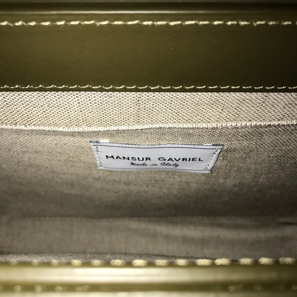 Mansur Gavriel Calf Envelope Crossbody Moss - Picture 7 of 15